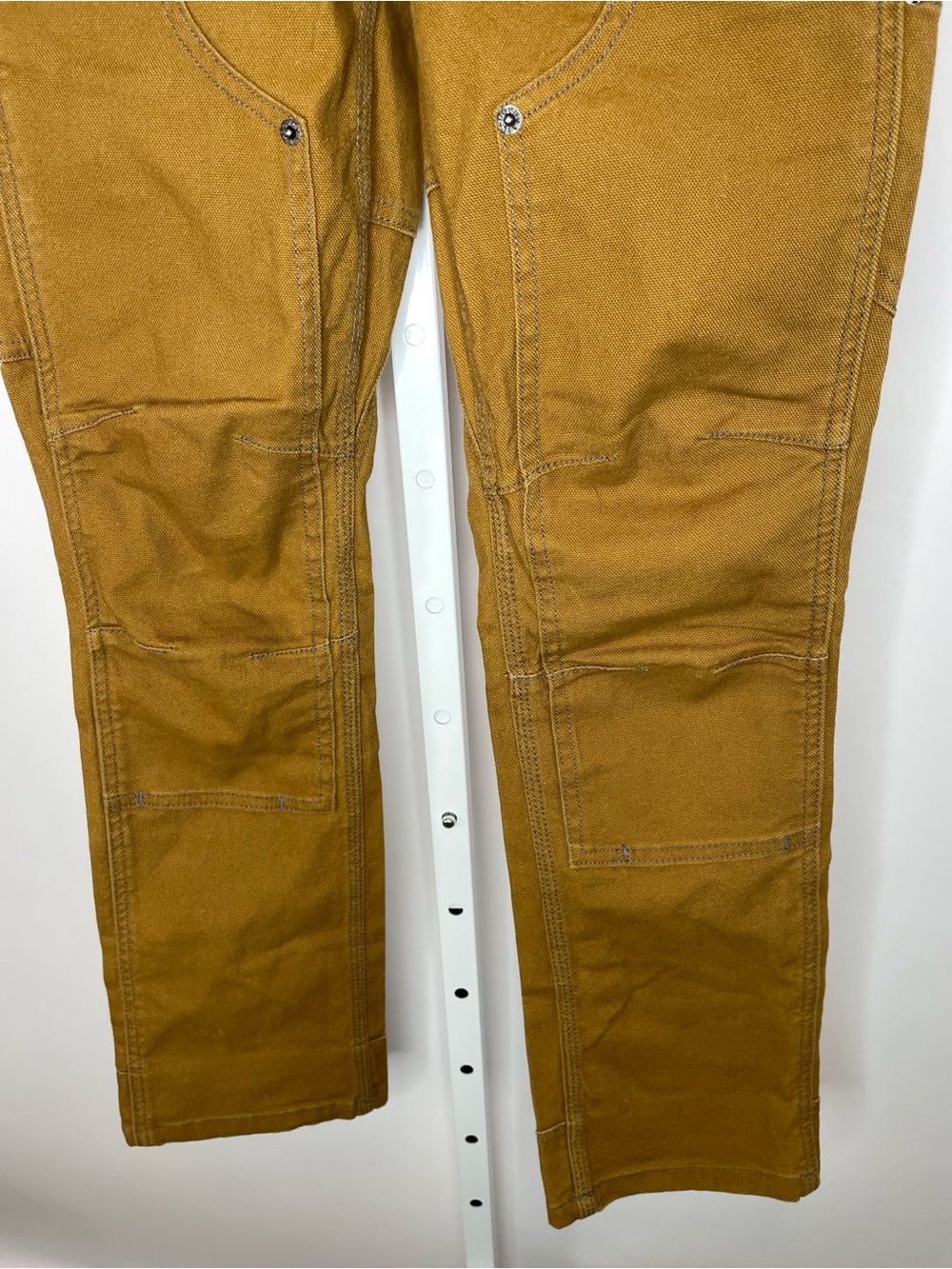 Dovetail Workwear | Britt Utility Pants Saddle Brown Tan Canvas Size 00 28 NWT - Picture 4 of 12